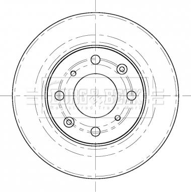 Borg & Beck BBD5415 - Kočioni disk www.molydon.hr