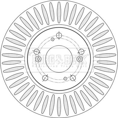 Borg & Beck BBD5489 - Kočioni disk www.molydon.hr