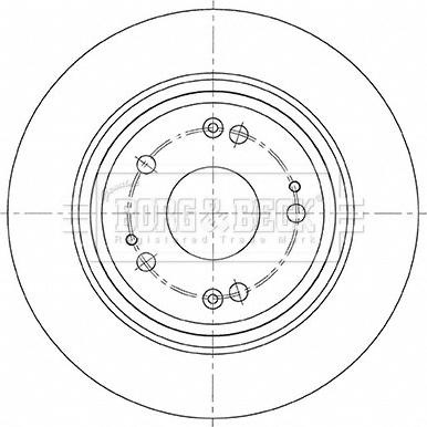 Borg & Beck BBD5482 - Kočioni disk www.molydon.hr