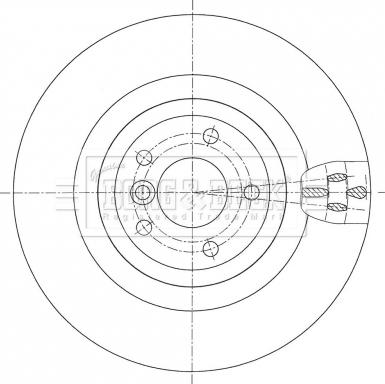 Borg & Beck BBD5437 - Kočioni disk www.molydon.hr