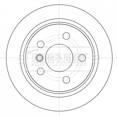 Borg & Beck BBD5426 - Kočioni disk www.molydon.hr