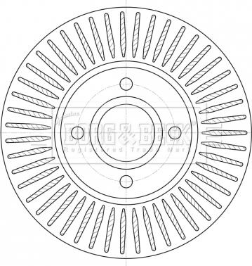 Borg & Beck BBD5423 - Kočioni disk www.molydon.hr