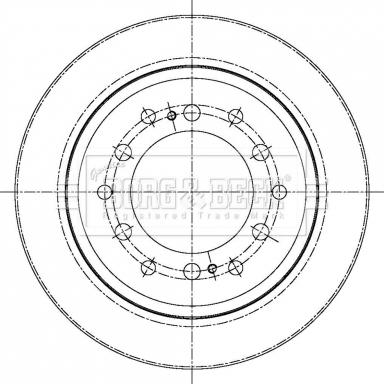 Borg & Beck BBD5427 - Kočioni disk www.molydon.hr