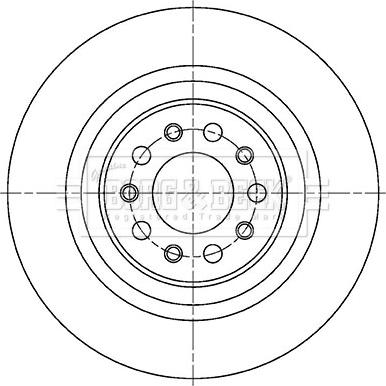 Borg & Beck BBD5470 - Kočioni disk www.molydon.hr
