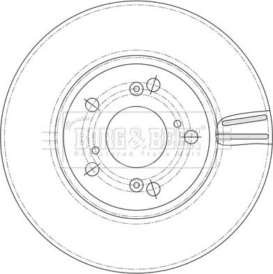 Borg & Beck BBD5593 - Kočioni disk www.molydon.hr