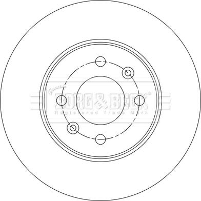 Borg & Beck BBD5549 - Kočioni disk www.molydon.hr