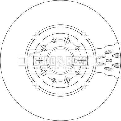 Borg & Beck BBD5554 - Kočioni disk www.molydon.hr