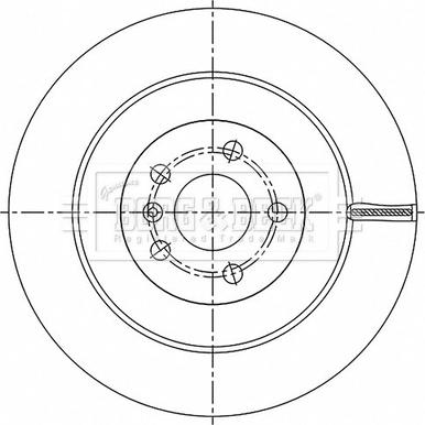 Borg & Beck BBD5531 - Kočioni disk www.molydon.hr