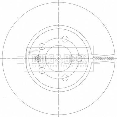 Borg & Beck BBD5532 - Kočioni disk www.molydon.hr