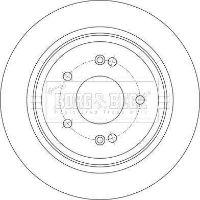 Borg & Beck BBD5615 - Kočioni disk www.molydon.hr