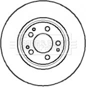 Borg & Beck BBD5054 - Kočioni disk www.molydon.hr