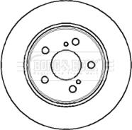 Borg & Beck BBD5055 - Kočioni disk www.molydon.hr