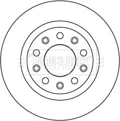 Borg & Beck BBD5194 - Kočioni disk www.molydon.hr