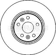 Borg & Beck BBD5190 - Kočioni disk www.molydon.hr