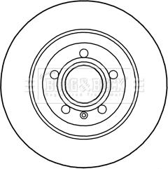 Borg & Beck BBD5193 - Kočioni disk www.molydon.hr