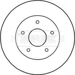 Borg & Beck BBD5192 - Kočioni disk www.molydon.hr