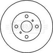 Borg & Beck BBD5104 - Kočioni disk www.molydon.hr