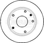 Borg & Beck BBD5126 - Kočioni disk www.molydon.hr