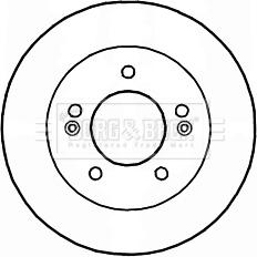 Borg & Beck BBD5174 - Kočioni disk www.molydon.hr