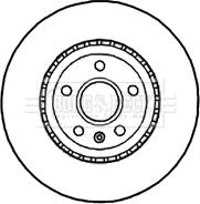 Borg & Beck BBD5843S - Kočioni disk www.molydon.hr