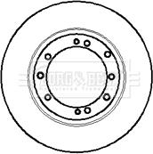 Borg & Beck BBD5854S - Kočioni disk www.molydon.hr