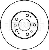Borg & Beck BBD5855S - Kočioni disk www.molydon.hr