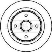Borg & Beck BBD5862S - Kočioni disk www.molydon.hr