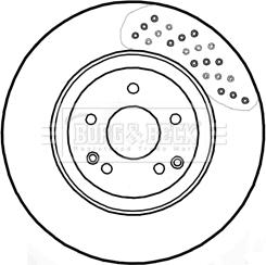 Borg & Beck BBD5804S - Kočioni disk www.molydon.hr