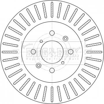 Borg & Beck BBD5394 - Kočioni disk www.molydon.hr