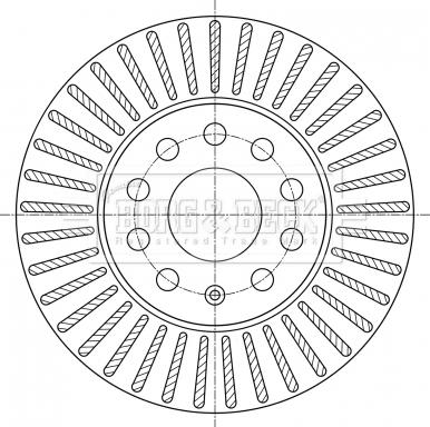 Borg & Beck BBD5393 - Kočioni disk www.molydon.hr