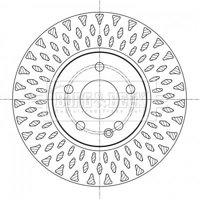 Borg & Beck BBD5392 - Kočioni disk www.molydon.hr