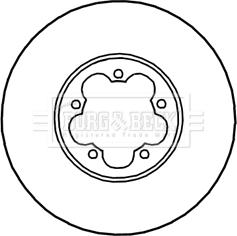 Borg & Beck BBD5341 - Kočioni disk www.molydon.hr