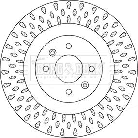 Borg & Beck BBD5354 - Kočioni disk www.molydon.hr