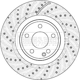 Borg & Beck BBD5355 - Kočioni disk www.molydon.hr