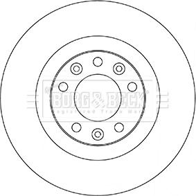 Borg & Beck BBD5356 - Kočioni disk www.molydon.hr