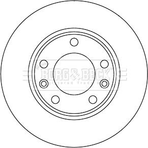 Borg & Beck BBD5358 - Kočioni disk www.molydon.hr