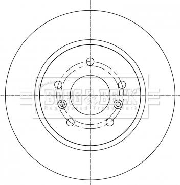 Borg & Beck BBD5367 - Kočioni disk www.molydon.hr