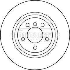 Borg & Beck BBD5300 - Kočioni disk www.molydon.hr