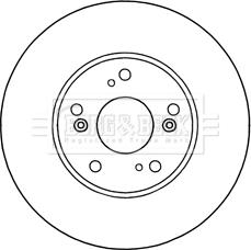 Borg & Beck BBD5319 - Kočioni disk www.molydon.hr