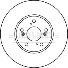 Borg & Beck BBD5311 - Kočioni disk www.molydon.hr