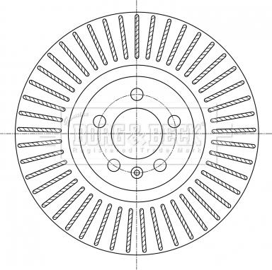 Borg & Beck BBD5388 - Kočioni disk www.molydon.hr