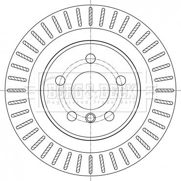 Borg & Beck BBD5383 - Kočioni disk www.molydon.hr