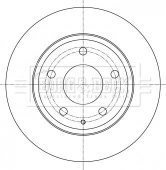 Borg & Beck BBD5382 - Kočioni disk www.molydon.hr