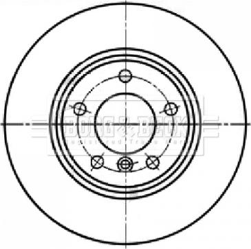 Borg & Beck BBD5336 - Kočioni disk www.molydon.hr