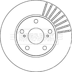 Borg & Beck BBD5330 - Kočioni disk www.molydon.hr