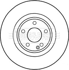 Borg & Beck BBD5324 - Kočioni disk www.molydon.hr