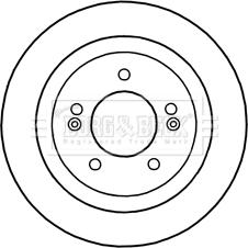 Borg & Beck BBD5327 - Kočioni disk www.molydon.hr