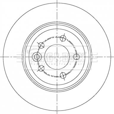 Borg & Beck BBD5377 - Kočioni disk www.molydon.hr