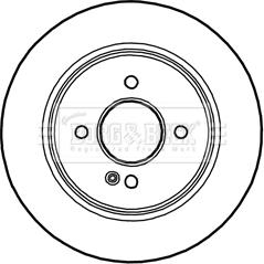 Borg & Beck BBD5296 - Kočioni disk www.molydon.hr