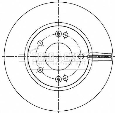 Borg & Beck BBD5293 - Kočioni disk www.molydon.hr